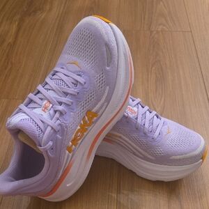 Women's Hoka Bondi 9 Running Walking Shoes, Purple, Size 9.5 Like New